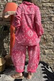 Hush Pillow Cotton Bandana B Boyfriend Shirt Miami Pink