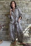 Hush Pillow Cotton Bandana B Boyfriend Shirt Mocha