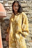 Hush Pillow Cotton Bandana B Boyfriend Shirt Mustard