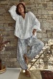 Hush Pillow Cotton Bandana B Classic Barrel Pant Cloud Grey