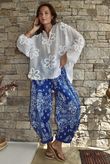 Hush Pillow Cotton Bandana B Classic Barrel Pant Malibu Blue