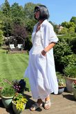 Hush Pillow Cotton Classic Barrel Pant White