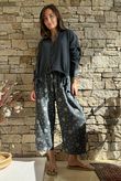 Hush Pillow Cotton French Tuck Shirt Charcoal