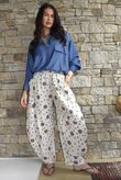 Hush Pillow Cotton Spot On Classic Barrel Pant Calico