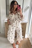 Hush Pillow Cotton Spot On Nero Balloon Sleeve Shirt Calico