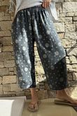 Hush Pillow Cotton Spot On Pant Charcoal