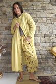 Hush Pillow Cotton Spot On Pant Soft Ochre