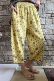 Hush Pillow Cotton Spot On Pant Soft Ochre