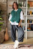 Hygge Boucle Knit Gilet Jade