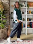 Hygge Boucle Knit Gilet Jade