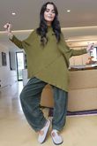 Jagger Quirky Ribby Knit Mucky Olive