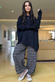 Jagger Quirky Ribby Knit Black 