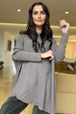 Jagger Quirky Ribby Knit Earth