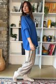 Jagger Quirky Ribby Knit Lapis