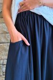 Jo Jo Bloom Barrel Pant Navy