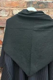 Jonti Knit XL Neckerchief Scarf Black