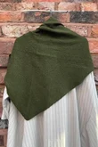 Jonti Knit XL Neckerchief Scarf Deep Olive