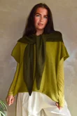 Jonti Knit XL Neckerchief Scarf Deep Olive