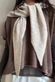 Jonti Knit XL Neckerchief Scarf Earth