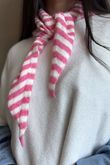 Jonti Stripe Knit Neckerchief Candy **