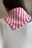 Jonti Stripe Knit Neckerchief Candy **