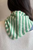 Jonti Stripe Knit Neckerchief Jade *