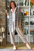 Keaton Plaid Military Jacket Steel