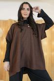Kennedy Oversized Blouse Brown  /40=