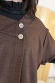 Kennedy Oversized Blouse Brown  /40=