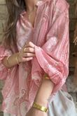 Kings Road Paisley Blouse Rose /4=