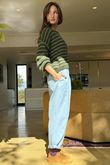 Kondi Stripe Knit Green Sage 