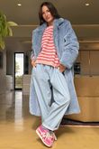 Kondi Stripe Knit Pink Red