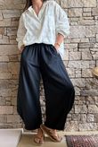 Lagen 7/8 Barrel Pant Black