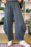 Lagen 7/8 Barrel Pant Charcoal 