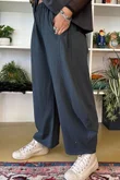 Lagen 7/8 Barrel Pant Charcoal 