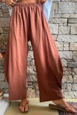 Lagen 7/8 Barrel Pant Chestnut 
