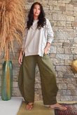 Lagen 7/8 Barrel Pant Deep Olive