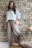 Lagen 7/8 Barrel Pant Mocha