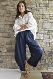 Lagen 7/8 Barrel Pant Navy
