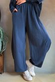 Lagen 7/8 Barrel Pant Navy 