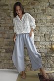 Lagen 7/8 Barrel Pant Pearl