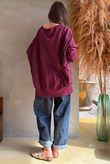 Lagen Chill Sweatshirt Aubergine