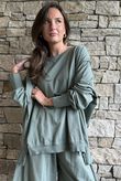 Lagen Chill Sweatshirt Soft Khaki 