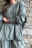 Lagen Chill Sweatshirt Soft Khaki 