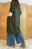Lagen Classic Cocoon Tunic Deep Khaki
