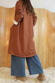 Lagen Classic Cocoon Tunic Rust