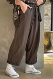 Lagen Classic Sweatshirt Barrel Pant Chocolate