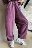 Lagen Classic Sweatshirt Barrel Pant Damson