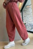 Lagen Classic Sweatshirt Barrel Pant Indian Red