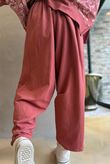 Lagen Classic Sweatshirt Barrel Pant Indian Red